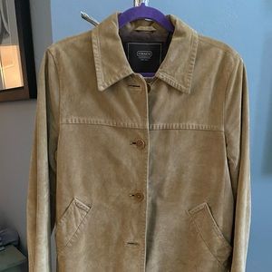 Coach Suede jacket.